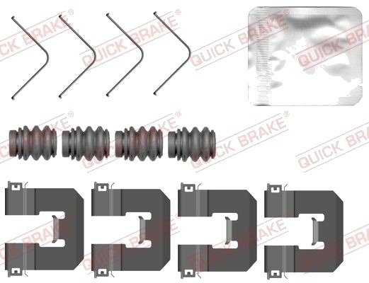Monteringssett, bremseklosser QUICK BRAKE 109-0950R