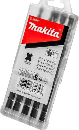 Makita Bor-/Bitssett Sds+ 5 Deler