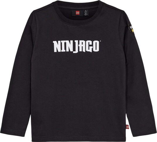 LEGO® Ninjago Genser   LWTano 614   Black   LEGO® Wear   5 år (110)   Genser Hvit Svart
