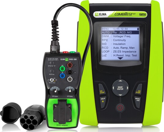 Ht Instruments Installasjontester 422/Evse-200 For Ladeuttak For Elbil, Med Testadapter