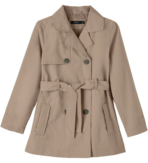 name it Nkfmadelin Trench Coat Noos - Beige - 152