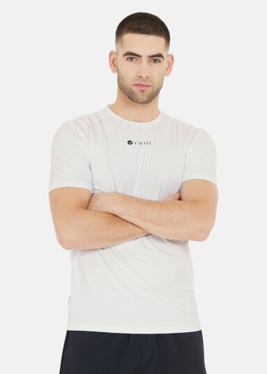Roger M Hyperstretch S/S Tee White M Trenings T Shirts Roger M Hyperstretch S/S Tee White M Trenings T Shirts