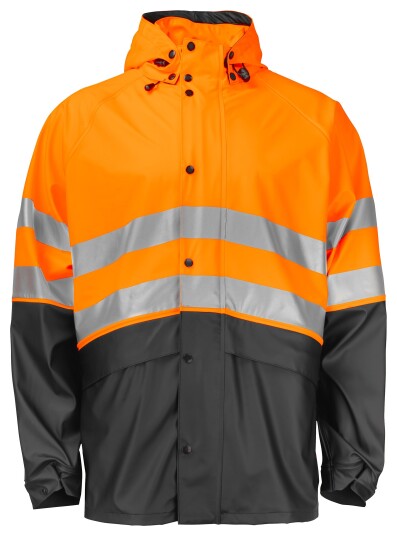 ProJob 6431 Regnjakke En Iso 20471 Kl 3/2 Orange/Black XS