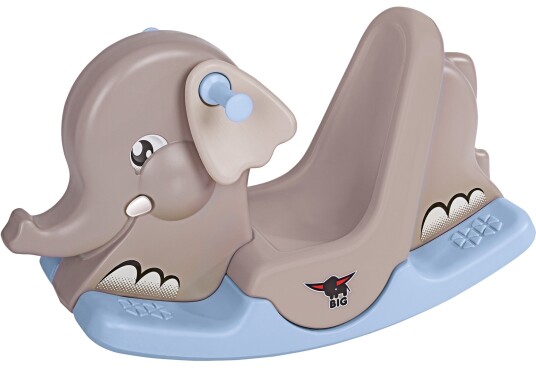 BIG Toys Gyngende Elefant Grå 12+mnd