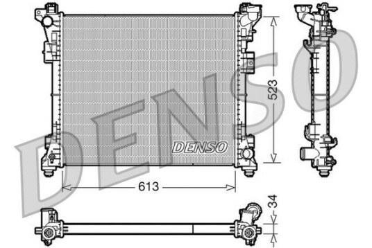 Radiator DENSO DRM06006 Radiator DENSO DRM06006