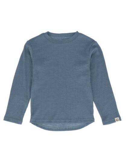 Gullkorn Chalk Ull trøye - denimblå - 86