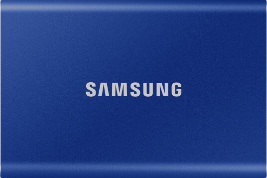 Samsung Bærbar SSD T7 USB 3.2 2TB (Blå), Blue Samsung Bærbar SSD T7 USB 3.2 2TB (Blå), Blue