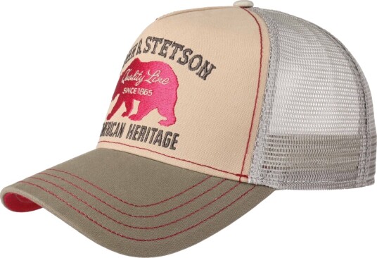 Stetson Trucker Cap Bear Beige/oliv Stetson Trucker Cap Bear Beige/oliv