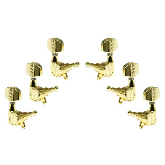 Graph Tech Prn-4311-G0 Ratio Electric Guitar Machine Heads 3+3 - Gull Graph Tech Prn-4311-G0 Ratio Electric Guitar Machine Heads 3+3 - Gull