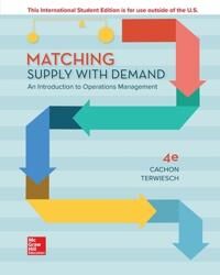 Cachon Gerard ISE Matching Supply with Demand: An Introduction to Operations Management