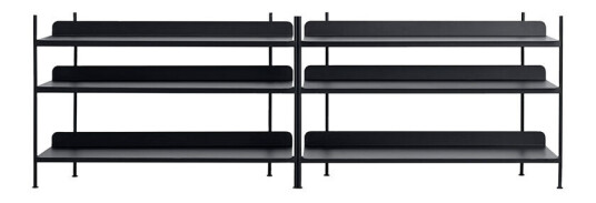 Muuto Compile configuration 6 hyllesystem Black Muuto Compile configuration 6 hyllesystem Black