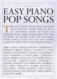 The Library Of Easy Piano Pop Songs Av Hal Leonard Publishing Corporation