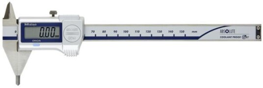 Mitutoyo Absolute Digimatic Spetsskjutmått 573-626-20 0-150mm, 0,01mm Smala Skänkelspetsar, Ip67, Datautgång