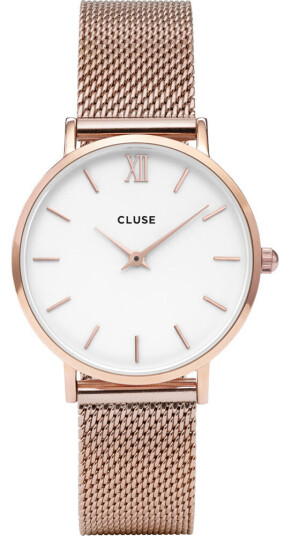 Cluse Minuit Rose White Mesh CW0101203001 Cluse Minuit Rose White Mesh CW0101203001