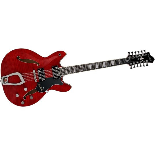 Hagstrom Viking Deluxe 12 Wild Cherry Transparent Hagstrom Viking Deluxe 12 Wild Cherry Transparent