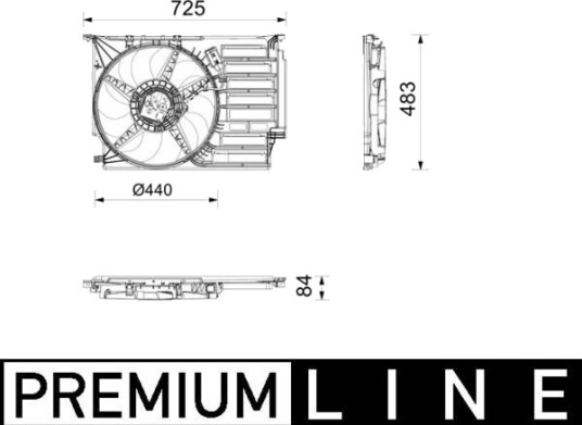 MAHLE CFF 677 000P Kjølevifte