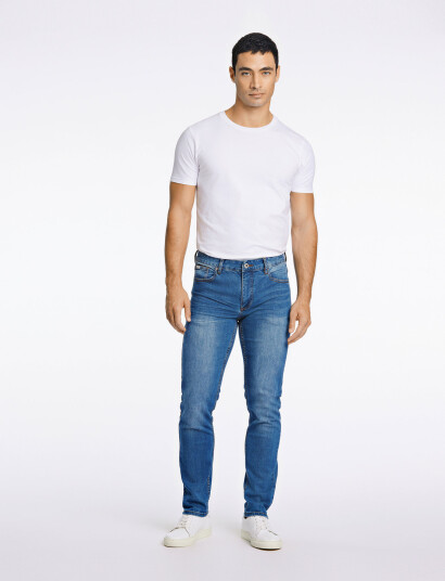 Lindbergh Superflex Tapered Fit Jeans - Blue - 29 x 30