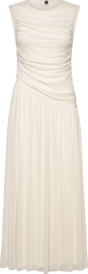 Vero Moda Vmpenelope Sl Maxi Dress Jrs Exp   Cream   L