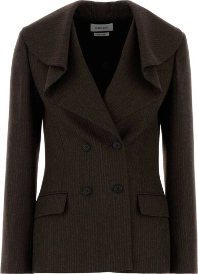 Alexander McQueen Dame Jakker Brun S,