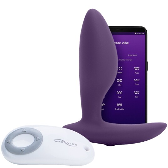 We-Vibe Vibrerende Analplugg med Fjernkontroll og App   - Lilla
