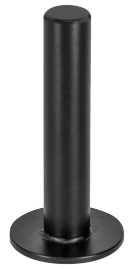 VEGA Toppstykke Cornu kurz; 4x8.5 cm ØxH; Svart; Rund