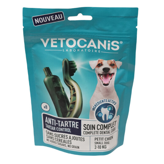 Vetocanis Tartar Control Tuggben for Små Hunder - Tannpleie Snack