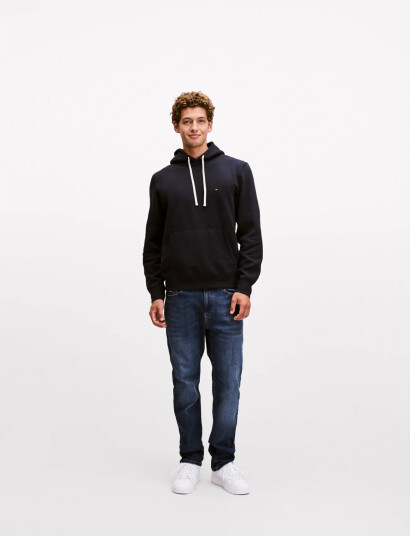 Tommy Hilfiger Essential Fleece Hoody - Black - XL