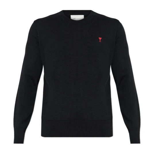 Ami Paris, Herre, Strikkevarer, Svart, M, Ami Paris, Herre, Strikkevarer, Svart, M,