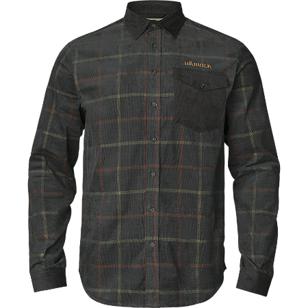 Härkila Kaldfjord velvet checked shirt Phantom M