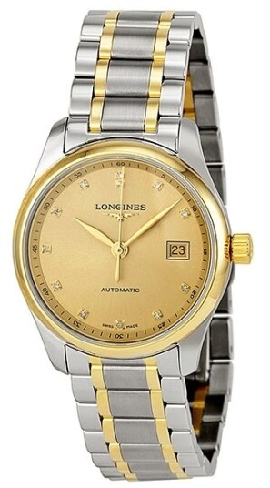 Longines Dameklokke L2.257.5.37.7 Master Gull/18 karat gult gull Ø29 Longines Dameklokke L2.257.5.37.7 Master Gull/18 karat gult gull Ø29