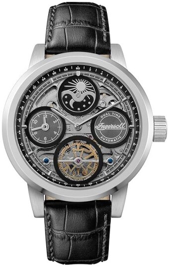 Ingersoll Herreklokke I16001 The Arc Grå/Lær Ø44 mm Ingersoll Herreklokke I16001 The Arc Grå/Lær Ø44 mm