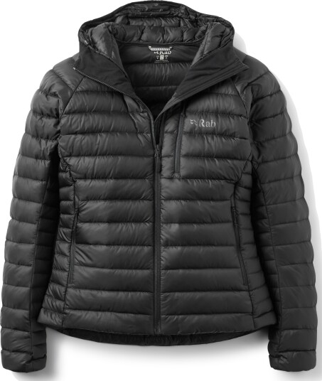 RAB Microlight Alpine Hoody, Dame Black S
