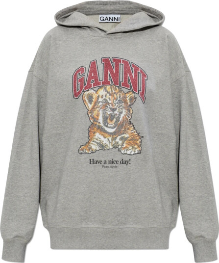 Ganni Dame Gensere & Hettegensere Grå 2XS,