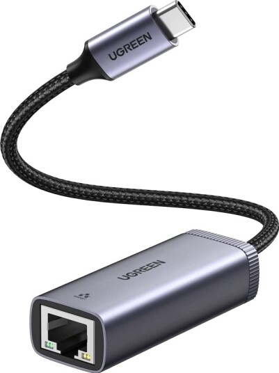 Ugreen USB-C til RJ45 1Gbps Nettverksadapter - Grå