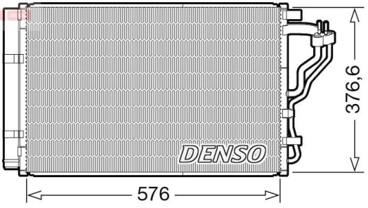 Kondensator DENSO DCN43008 Kondensator DENSO DCN43008
