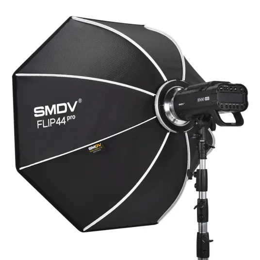 SMDV Speedbox Flip 44 PRO 110cm 110cm Softboks studioblits Avtagbar Dif.