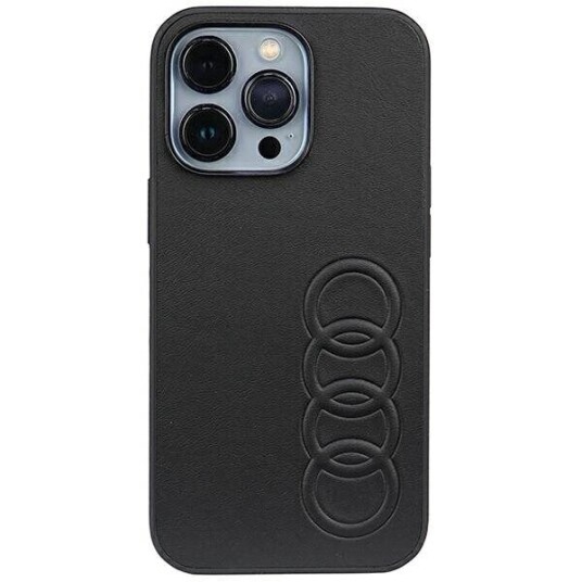 Audi Audi Synthetic Leather Iphone 13 Pro / 13 6.1" Czarny/Black Hardcase Au-Tpupcip13p-Tt/D1-Bk