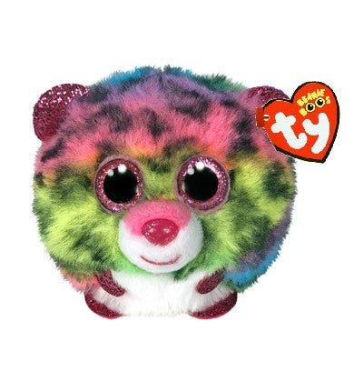 Bamse TY Dotty Multicolor Leopard Puf