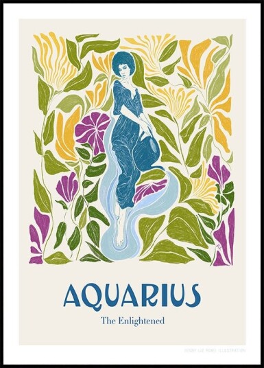 Jlr Aquarius Copy Poster Plakat / 30x40cm Jlr Aquarius Copy Poster Plakat / 30x40cm