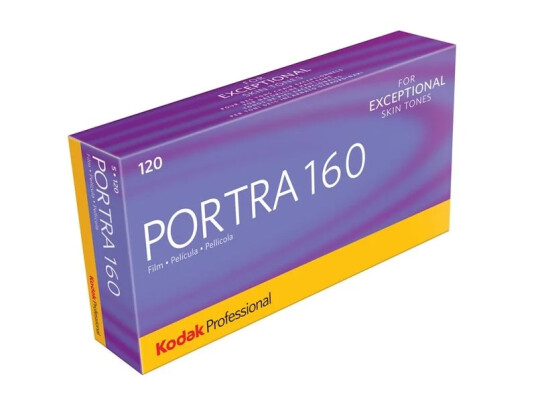 Kodak Portra 160 120x5 5pk. Negativ fargefilm. ISO 160 120 film Kodak Portra 160 120x5 5pk. Negativ fargefilm. ISO 160 120 film