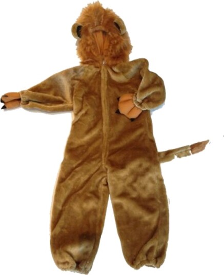 Løvedrakt Plysjkostyme 4-5 år 98-110 cm