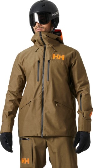 Helly Hansen Herre Garibaldi 2.0 Vanntett Skijakke Brun Brun XL