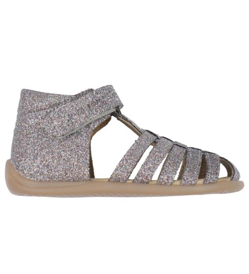 Pom Pom Starters Velcro Braid Sandal - Brown - 20 Pom Pom Starters Velcro Braid Sandal - Brown - 20