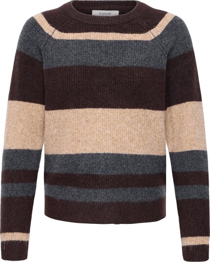 b.young Byotaja Jumper   JAVA MELANGE STRIPE   XL