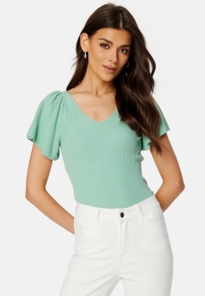 ONLY Leelo S/S Open Back Pullover Jadeite S