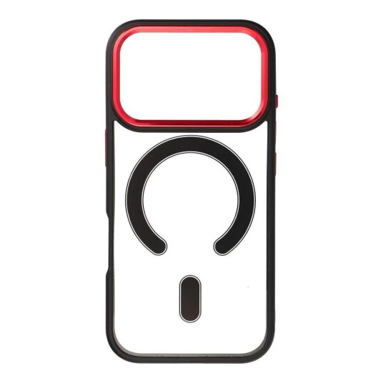 OEM Color Edge MagSafe deksel for iPhone 17 Pro Svart/Rød