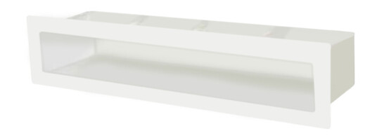 Peisbutikkenas Ventil SLIMline 100x450 Hvit 28465045 Peisbutikkenas Ventil SLIMline 100x450 Hvit 28465045