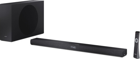 Sharp HT-SBW320 2.1 Dolby Atmos Lydplanke med Trådløs Subwoofer Svart Sharp HT-SBW320 2.1 Dolby Atmos Lydplanke med Trådløs Subwoofer Svart