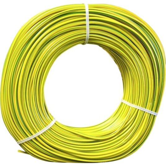 Elis Elektro Pvc Strømpe 3mm Gul/grønn Elis Elektro Pvc Strømpe 3mm Gul/grønn