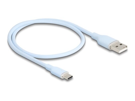 Delock Usb-Kabel Usb Hann Til 24 Pin Usb-C Hann Usb 2.0 3 A 50 Cm Blå